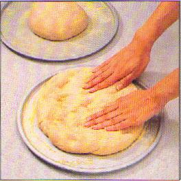 หัวหอม Focaccia กับสูตรชีส